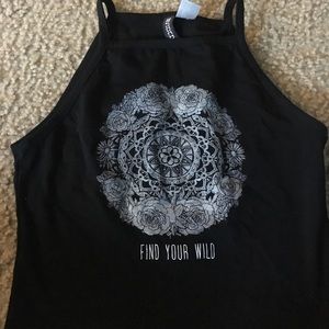 H&M crop top worn once no tags.